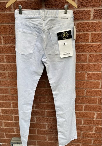 Jeans sbiancato stone island - sbiancato,