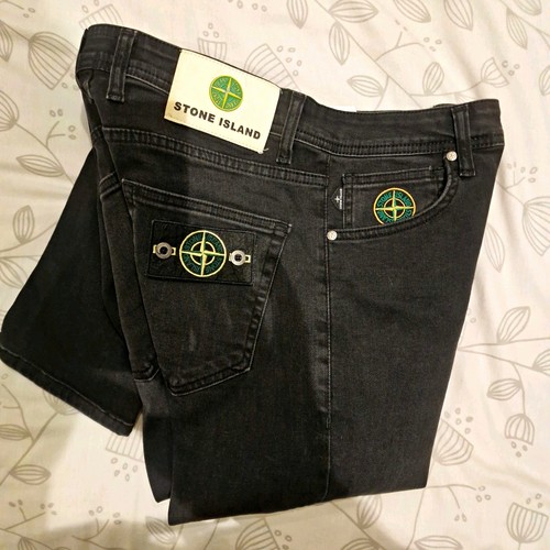 Jeans stone island nero - jeans,